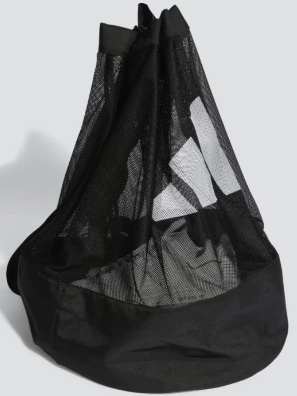 adidas Black Mesh Drawstring soccer ball bag